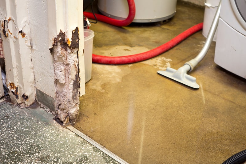 water damage basement