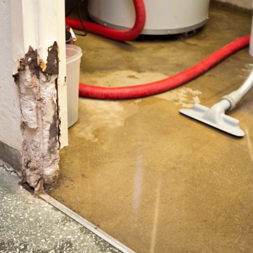 How to clean up flood damage in a home